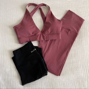 Flexxfit Set + Black Leggings